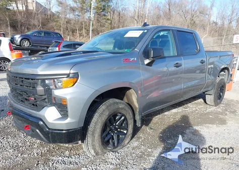 2024 Chevrolet Silverado 1500 4Wd Standard Bed Custom Trail Boss z USA, uszkodzony, nr VIN 3GCUDCE85RG452525